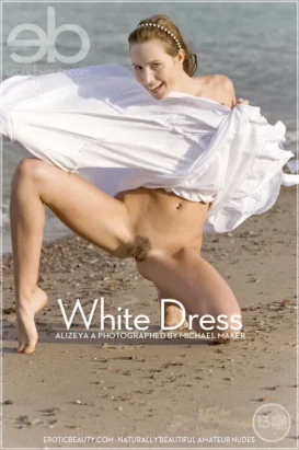 ALIZEYA A – WHITE DRESS – by MICHAEL MAKER (120) EB