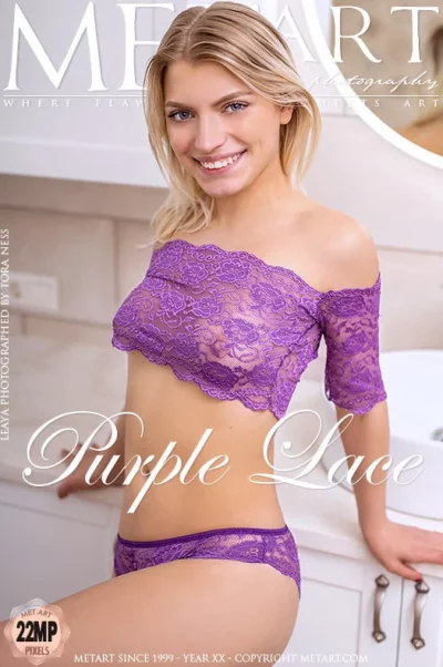 LEAYA – PURPLE LACE – by TORA NESS (120) MA