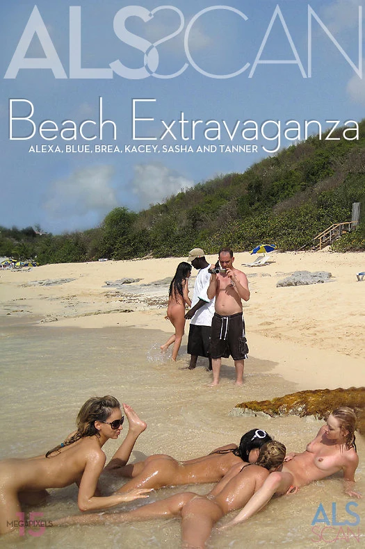 TANNER MAYES & BREA BENNETT & BLUE ANGEL & SASHA ROSE & ALEXA DIAMOND & KACEY JORDAN – BEACH EXTRAVAGANZA – by ALS PHOTOGRAPHER (315) AS