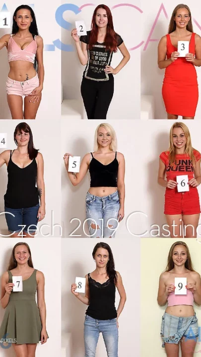 LOLLA BLACK & LADY BUG & ELENA VEGA & KINUSKI & REBECCA BLACK & STACY CRUZ & CHARLIE RED & NICOLE LOVE & MARILYN SUGAR – CZECH 2019 CASTING – by ALS PHOTOGRAPHER (322) AS