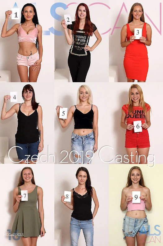 LOLLA BLACK & LADY BUG & ELENA VEGA & KINUSKI & REBECCA BLACK & STACY CRUZ & CHARLIE RED & NICOLE LOVE & MARILYN SUGAR – CZECH 2019 CASTING – by ALS PHOTOGRAPHER (322) AS